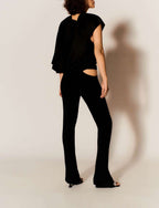 CIRCUS HOTEL - Панталони - Band Detail Trousers - Love|Labels