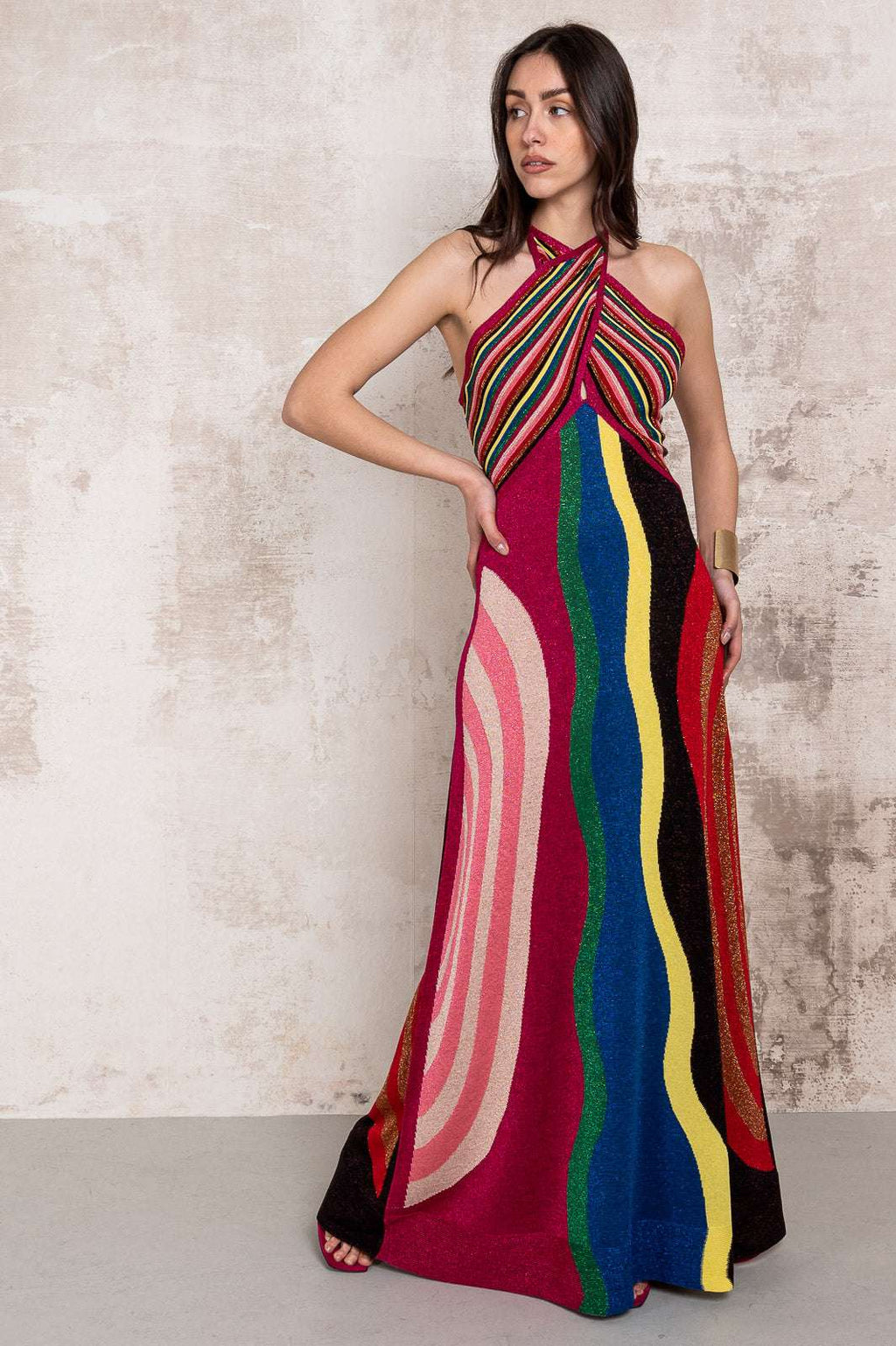 CIRCUS HOTEL - Рокли - Colorful Lurex Dress - Love|Labels