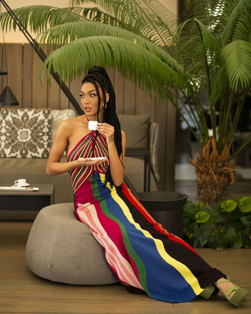 CIRCUS HOTEL - Рокли - Colorful Lurex Dress - Love|Labels