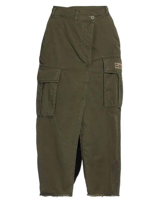 CIRCUS HOTEL - Поли - Khaki Cargo Skirt - Love|Labels