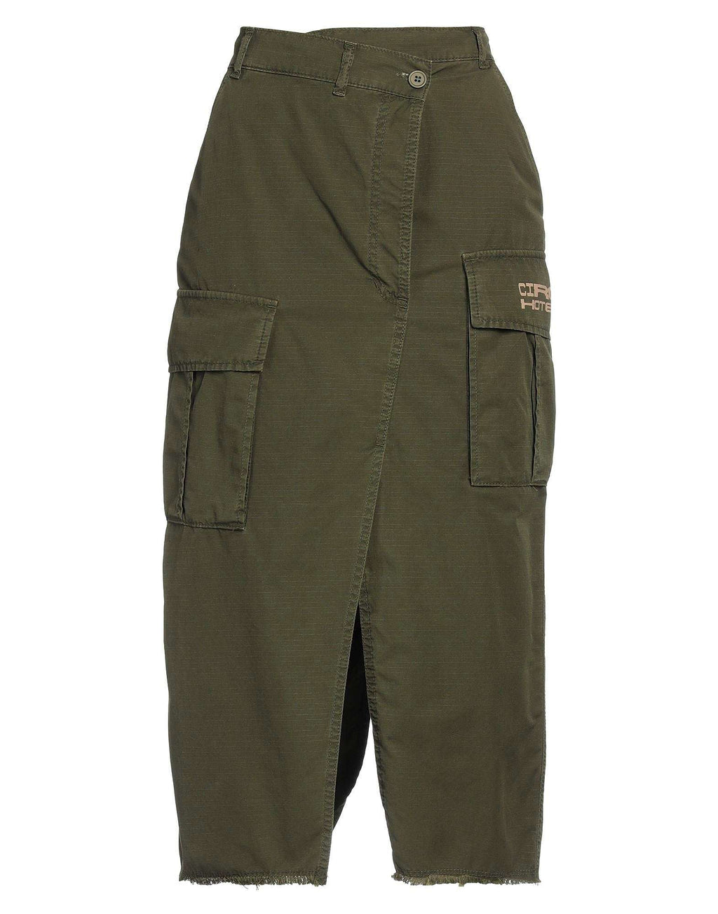 CIRCUS HOTEL - Поли - Khaki Cargo Skirt - Love|Labels