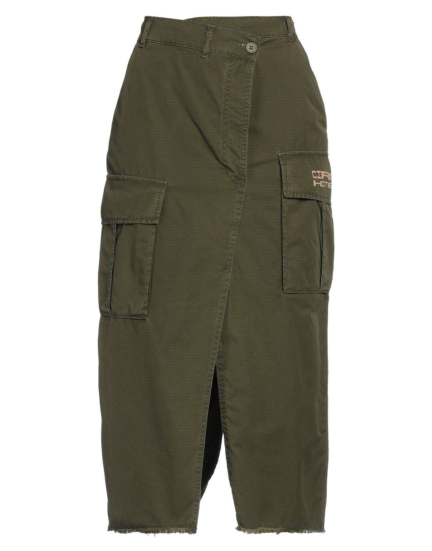 CIRCUS HOTEL - Поли - Khaki Cargo Skirt - Love|Labels
