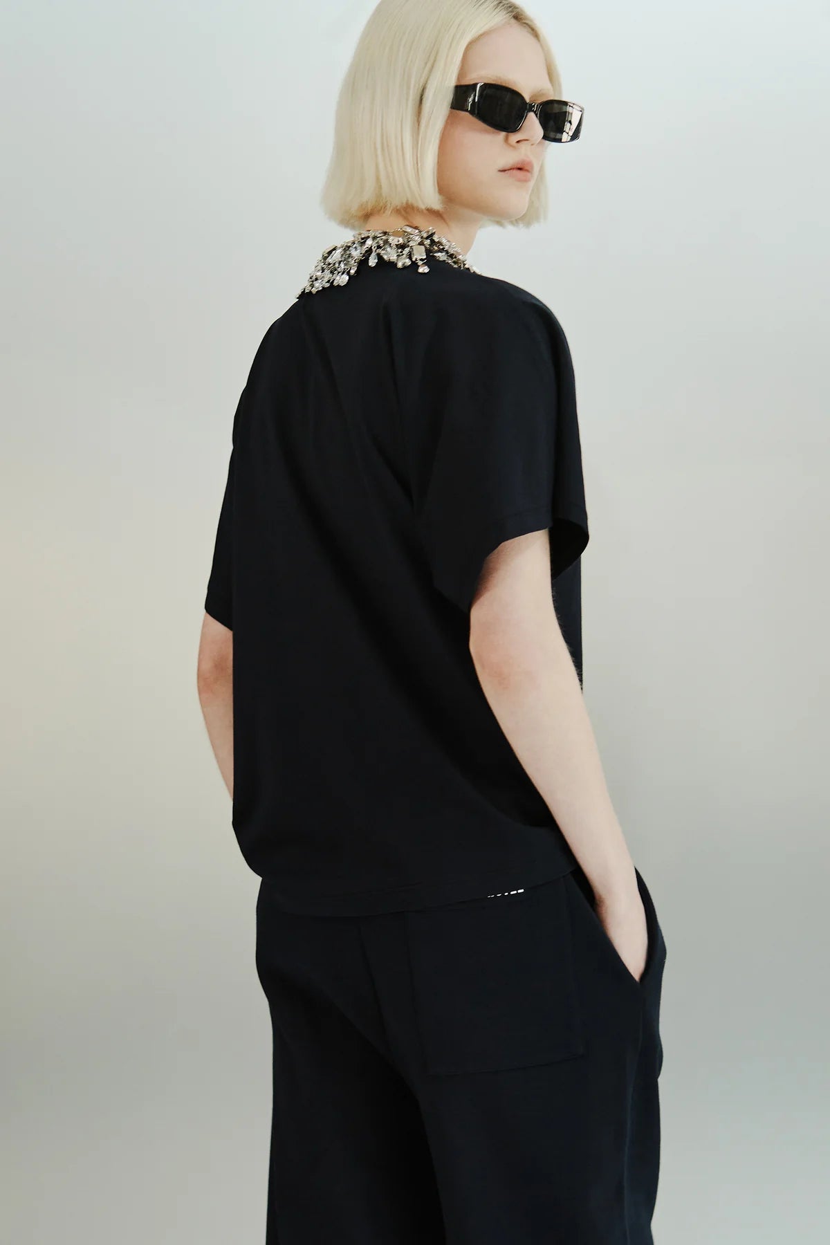 CIRCUS HOTEL - Тениски - Navy Boxy T-Shirt - Love|Labels