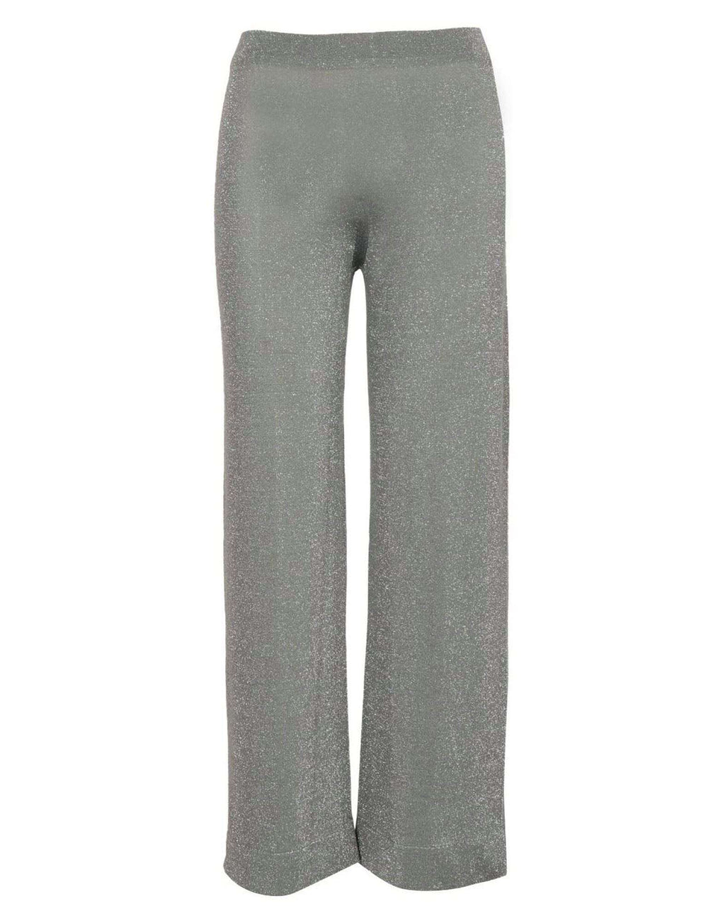CIRCUS HOTEL - Панталони - Silver Lurex Trousers - Love|Labels