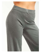 CIRCUS HOTEL - Панталони - Silver Lurex Trousers - Love|Labels