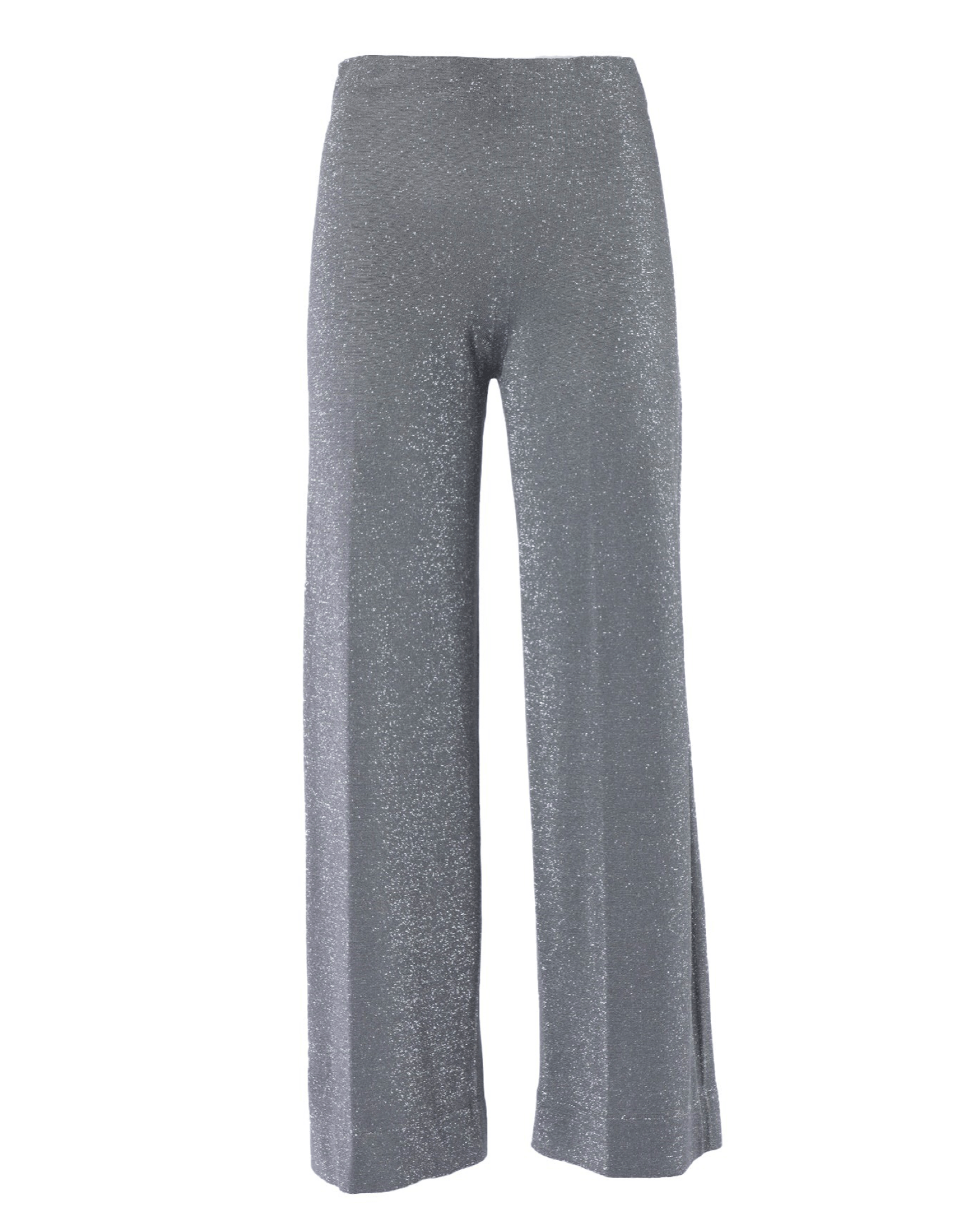 CIRCUS HOTEL - Панталони - Silver Lurex Trousers - Love|Labels
