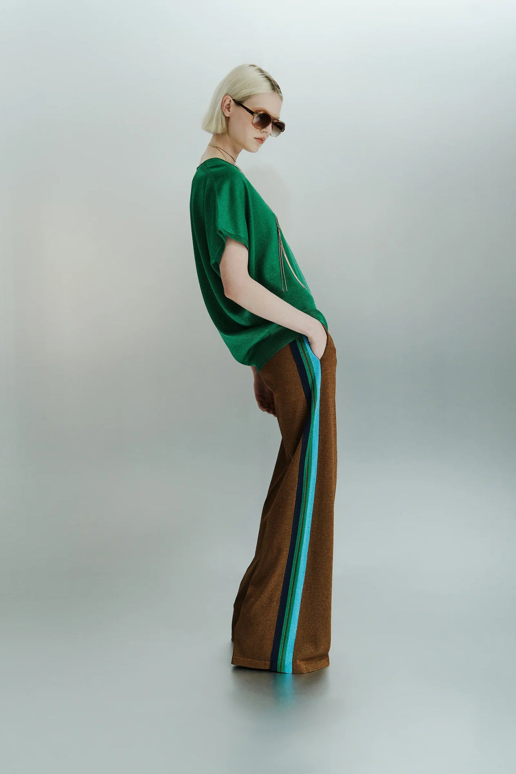 CIRCUS HOTEL - Панталони - Trousers Side Band - Love|Labels