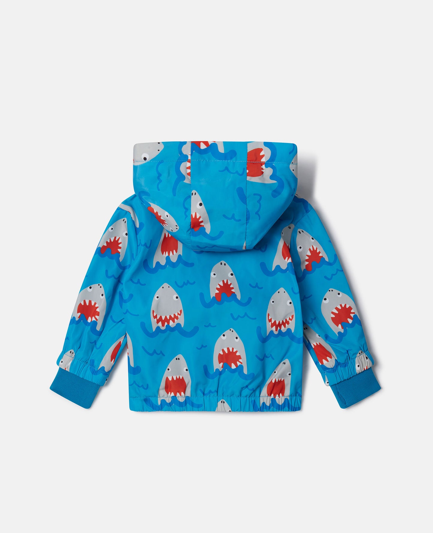 Shark Print Hooded Jacket