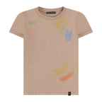 Daniele Alessandrini - Тениски - Beige Print T-Shirt - Love|Labels