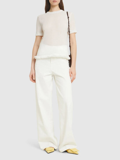 Short Sleeve Pleated Top