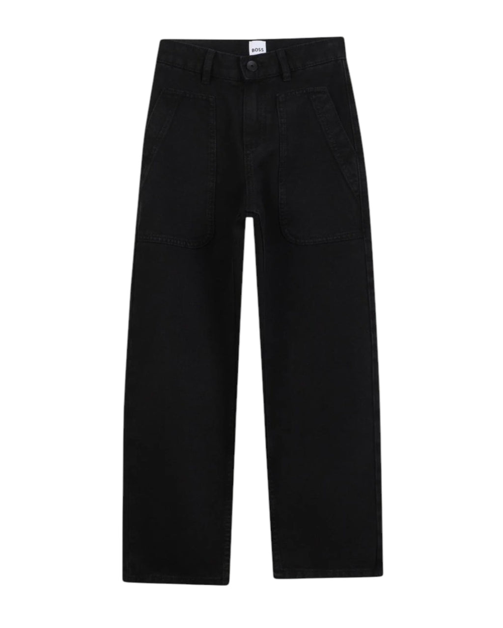 Black Pockets Jeans