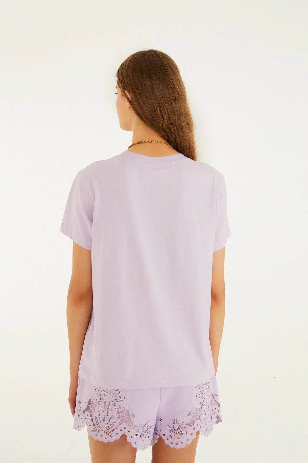 Lilac Tropical Bouquet T-Shirt