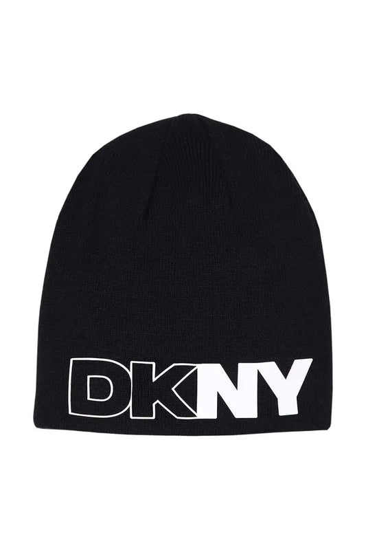 DKNY - Аксесоари - Шапки - Black Beanie - Love|Labels