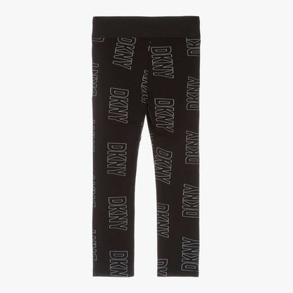 DKNY - Клинове - Black Cotton Jersey Leggings - Love|Labels