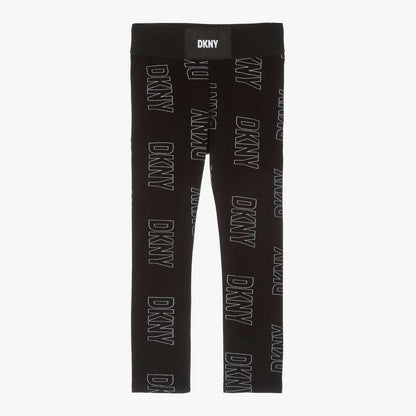 DKNY - Клинове - Black Cotton Jersey Leggings - Love|Labels
