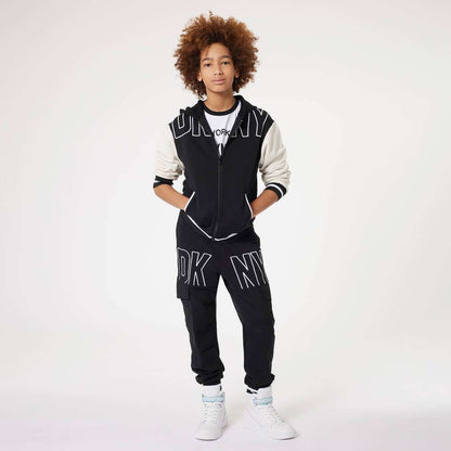 DKNY - Панталони - Black Cotton Joggers - Love|Labels