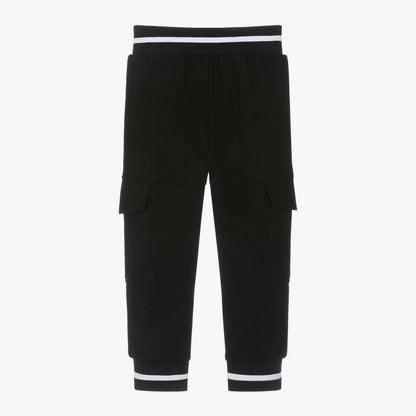 DKNY - Панталони - Black Cotton Joggers - Love|Labels