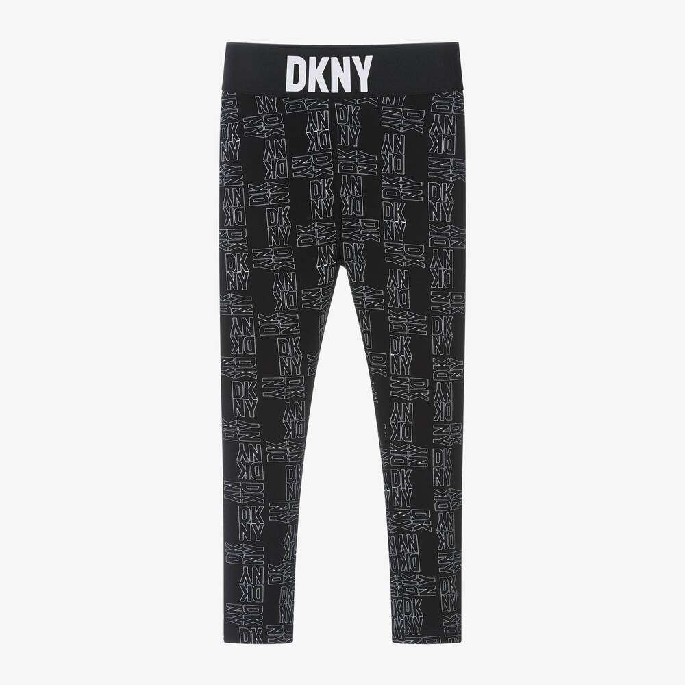 DKNY - Клинове - Black Cotton Leggings - Love|Labels