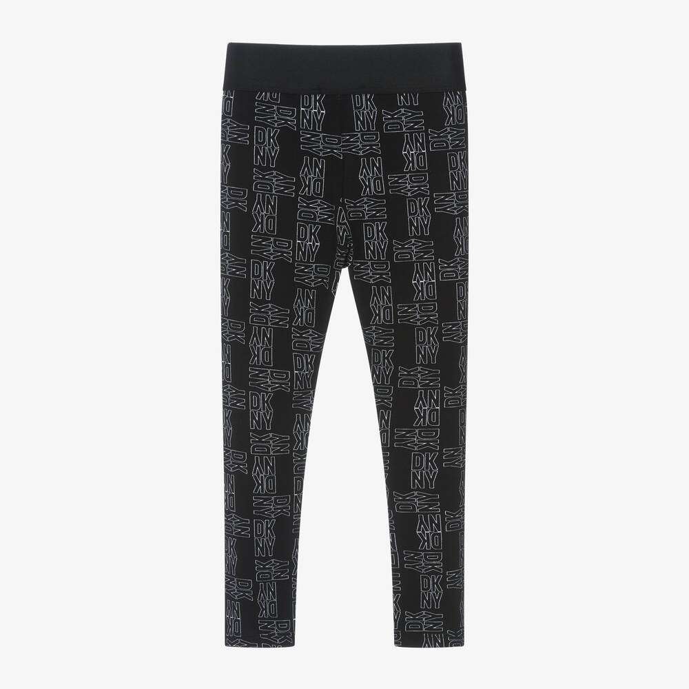 DKNY - Клинове - Black Cotton Leggings - Love|Labels