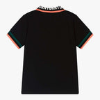 DKNY - Тениски - Black Cotton Piqué Polo Shirt - Love|Labels