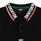 DKNY - Тениски - Black Cotton Piqué Polo Shirt - Love|Labels