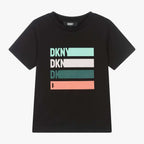 DKNY - Тениски - Black Cotton T-Shirt - Love|Labels