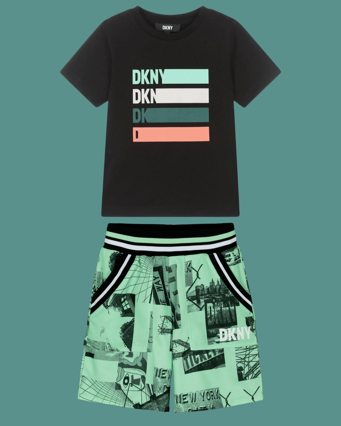 DKNY - Тениски - Black Cotton T-Shirt - Love|Labels