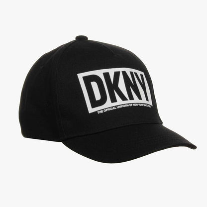 DKNY - Аксесоари - Шапки - Black Cotton Twill Cap - Love|Labels