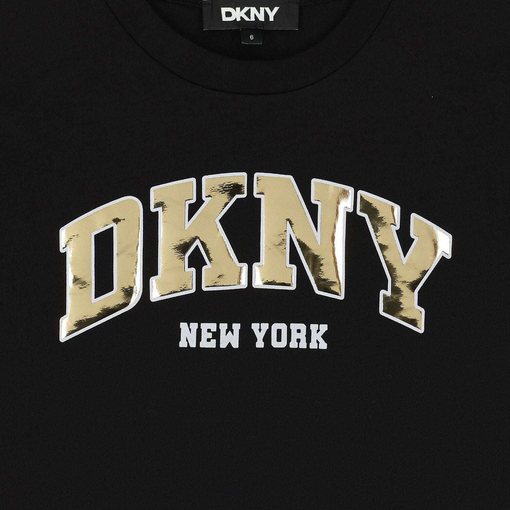 DKNY - Тениски - Black & Gold Logo T-Shirt - Love|Labels
