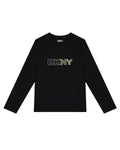 DKNY - Блузи - Black Logo Long Sleeve Top - Love|Labels