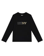DKNY - Блузи - Black Logo Long Sleeve Top - Love|Labels
