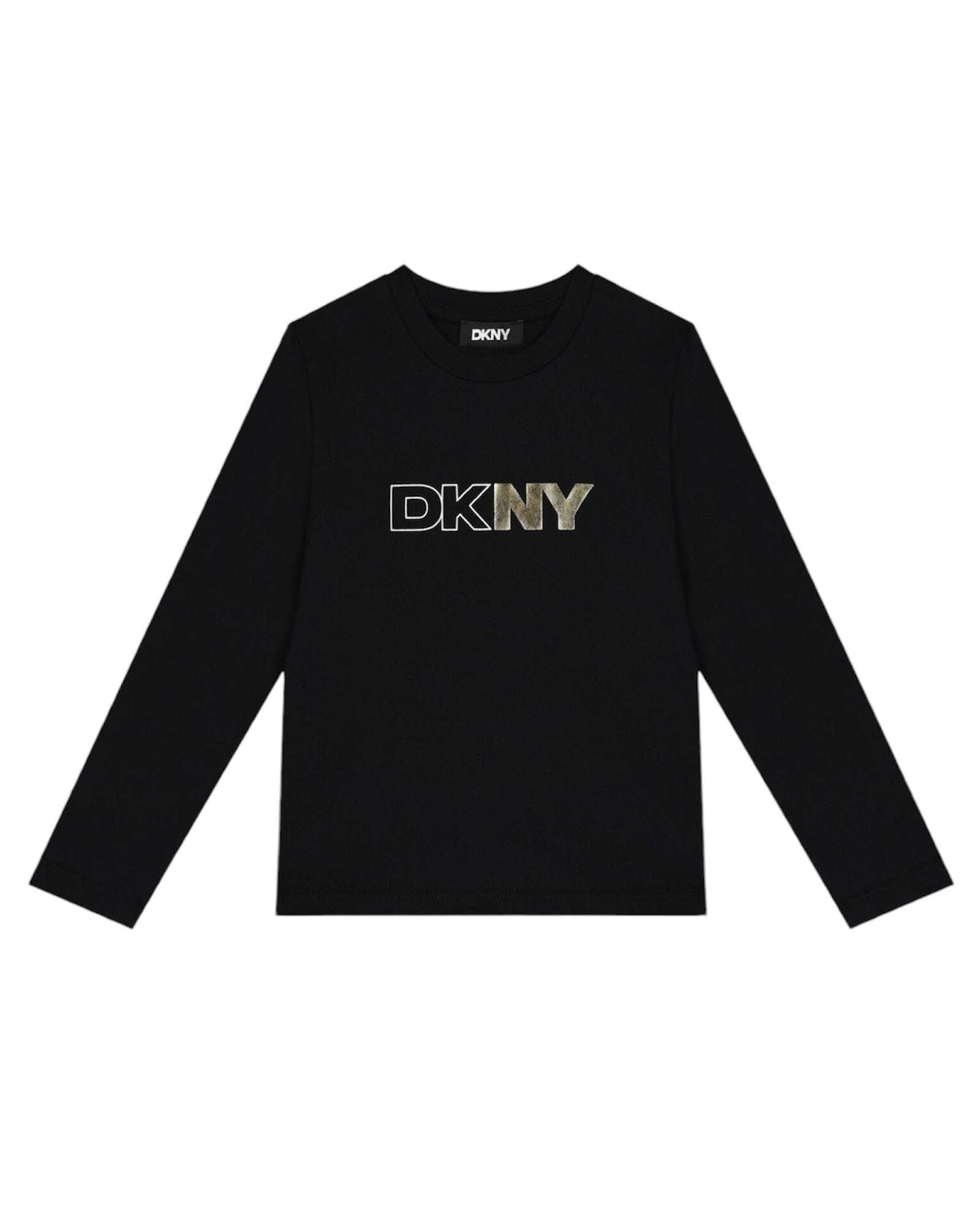 DKNY - Блузи - Black Logo Long Sleeve Top - Love|Labels