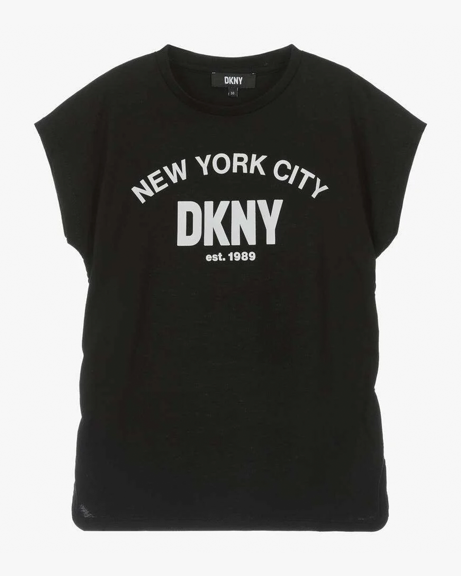 Black Ruched Graphic T-Shirt