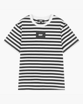 Black Striped Organic Cotton T-Shirt