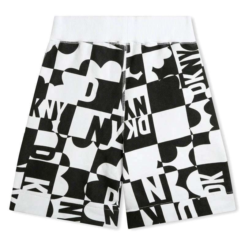 DKNY - Шорти - Black & White Cotton Shorts - Love|Labels
