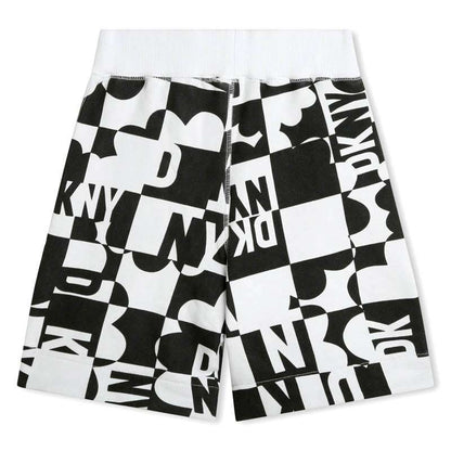 DKNY - Шорти - Black & White Cotton Shorts - Love|Labels