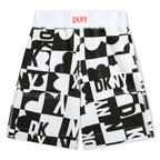 DKNY - Шорти - Black & White Cotton Shorts - Love|Labels