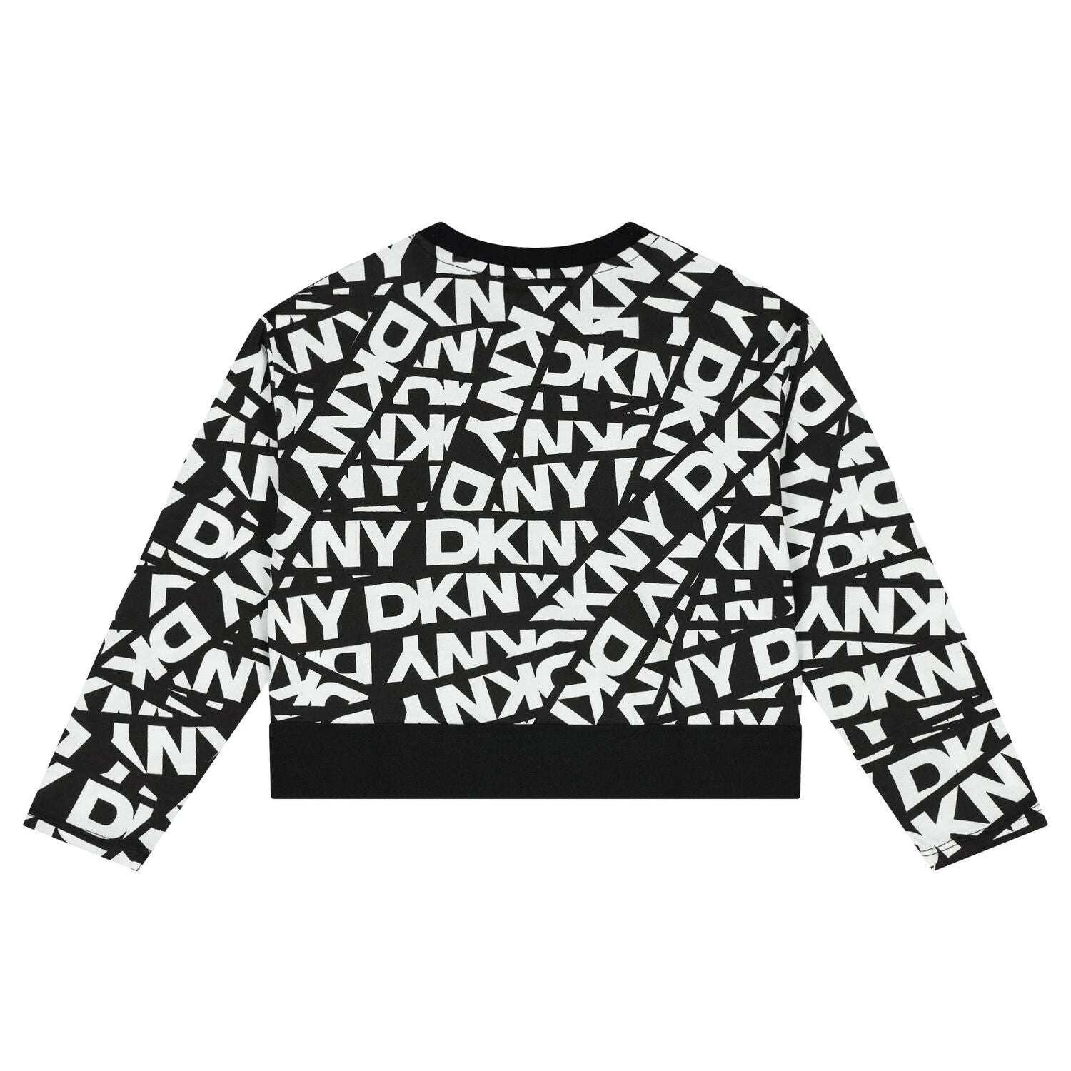 DKNY - Блузи - Black & White Long Sleeve Top - Love|Labels