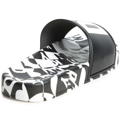 DKNY - Обувки - Black&White Logo Sliders - Love|Labels