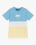 Blue & Yellow Cotton T-Shirt