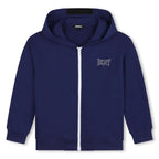 DKNY - Блузи - Blue Zip - Up Hooded Sweatshirt - Love|Labels