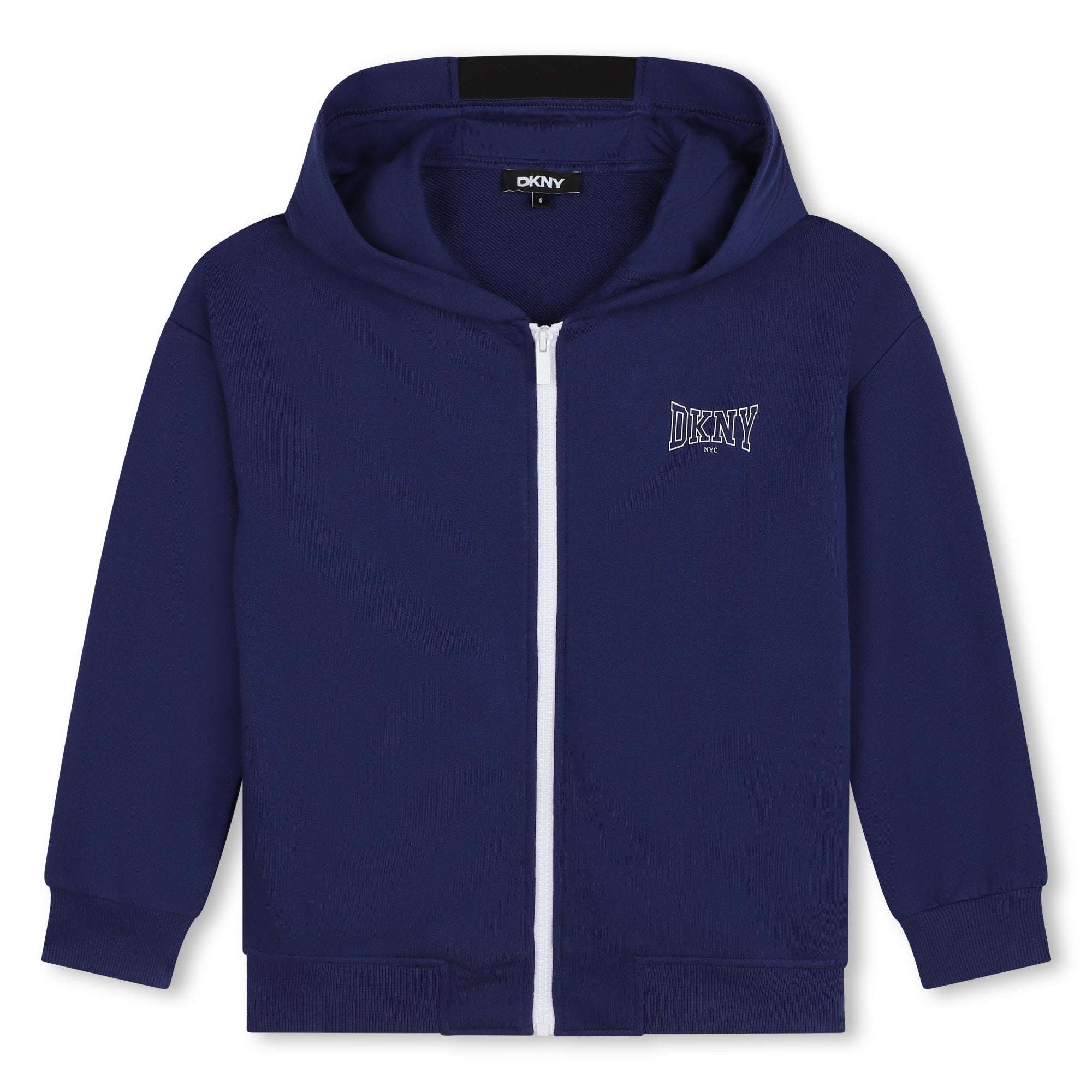 DKNY - Блузи - Blue Zip - Up Hooded Sweatshirt - Love|Labels