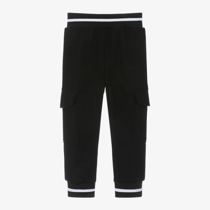 Black Cotton Joggers