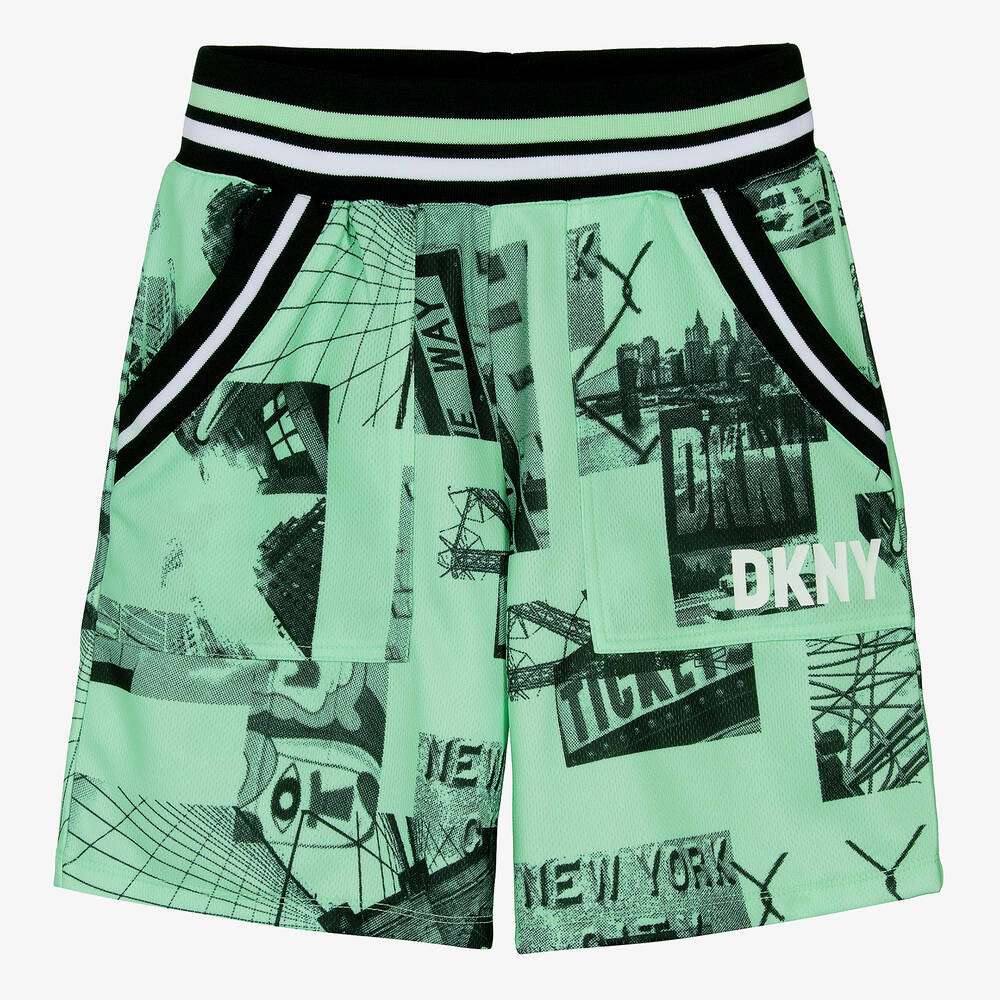 DKNY - Шорти - Boys Green Mesh Shorts - Love|Labels