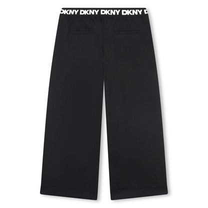 DKNY - Панталони - Cotton Wide Trousers - Love|Labels