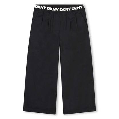 DKNY - Панталони - Cotton Wide Trousers - Love|Labels