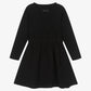 Black Cotton Jersey Dress