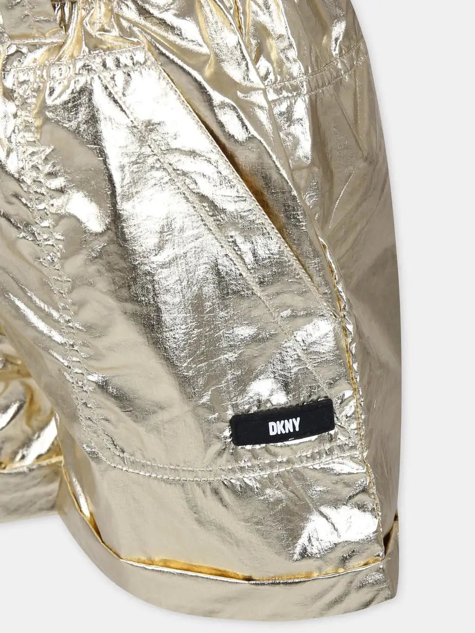 DKNY - Шорти - Gold Paperbag Shorts with Belt - Love|Labels