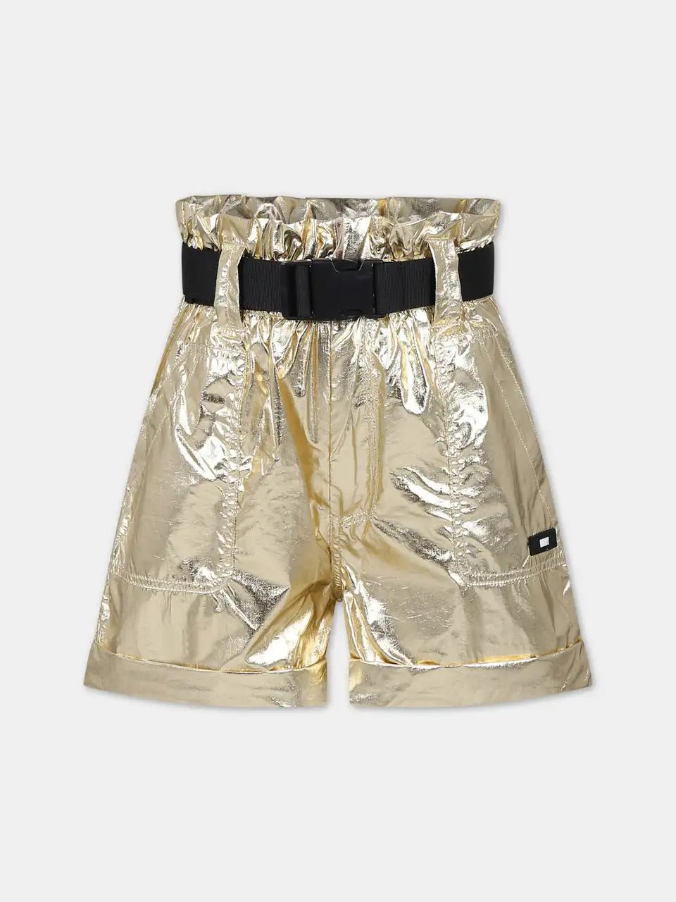 DKNY - Шорти - Gold Paperbag Shorts with Belt - Love|Labels
