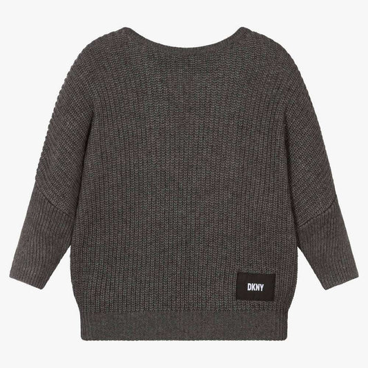 DKNY - Блузи - Grey Knitted Sweater - Love|Labels
